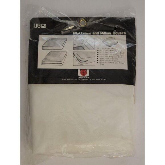 Vintage Universal Mattress Cover – Double Size – Heavy Gauge Vinyl – New in Pack - Picture 2 of 2